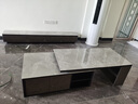 誉佰利（YUBAILI）岩板茶几电视柜组合意式极简可伸缩茶几客厅实木落地柜 2米电视柜（颜色备注） 生态板实木芯 实拍图