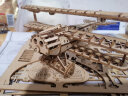 若客若来3d立体拼图diy积木质拼装模型摆件手工组装玩具儿童节日礼物 TG301恋空-飞机 世纪之轮 实拍图