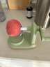 荣事达（Royalstar）苹果削皮器多功能削苹果神器水果削皮器自动削皮刀手摇自动去皮 浅绿色+切片器 实拍图