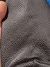 皮尔卡丹福利款头层牛皮真皮棒球服休闲秋季夹克男外套真皮皮衣针织 黑色 3XL 实拍图