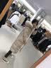 慕奈纤高端品牌女装羽绒服女中长款新品过膝加厚白鸭绒大毛领外套女 香槟色(真狐狸大毛领) M(106-120斤左右) 实拍图
