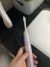 米家 小米电动牙刷T302成人/学生 4种净齿模式 150天续航 4支刷头 霜紫色 礼物推荐 晒单实拍图
