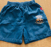 巴布豆儿童牛仔短裤男童夏季新款舒适纯棉裤子男孩夏天休闲五分裤 深蓝 越野车巴布X 140 实拍图