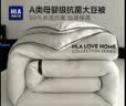 海澜之家（HLA）被子冬天被加厚保暖A类裸睡级抗菌大豆纤维被春秋被芯单双人家用 优雅灰【21%大豆填充 加厚保暖】 150*200cm约6斤加厚冬被 实拍图