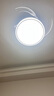 四季沐歌（MICOE）风扇灯LED吊扇灯隐形扇叶简约遥控调光灯具 42寸-81瓦普瑞光一级能效-白夜 实拍图