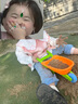戴维贝拉（DAVE＆BELLA）儿童毛衣背心女童马甲女孩上衣洋气童装宝宝坎肩秋装2025新款衣服 橘粉【现货】 100 cm（建议身高90-100cm） 实拍图