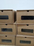 QDZX 男鞋A款6个装鞋盒鞋柜透明抽屉式纸盒加厚桌面收纳盒鞋子包装盒 实拍图