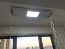 科罗佳电动晾衣架超薄隐形嵌入阳台自动晾衣机升降晾衣架智能声控晒衣架 白色【衣被同晒强力承重】 离线语音+照明+9横杆 实拍图