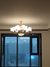 灯尉仕客厅吊灯新中式全屋灯具套餐轻奢大气餐厅灯复式楼别墅中国风灯饰 15头-配全光谱三色光源 实拍图