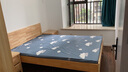 华南 华南家具 床 实木床新中式双人床小户型简约大床卧室家具 原木色床+床头柜*2 1500*2000框架床 实拍图