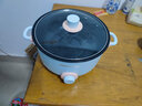 电煮锅家用多功能电热锅电火锅蒸煮一体电蒸锅宿舍小锅多用途锅小电锅煎涮不粘锅 1.8L灰色不粘内胆+600w+餐具礼品 实拍图