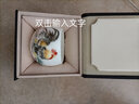 节南山 羊脂玉罗汉杯十二生肖主人杯茶杯白瓷私人订制姓氏刻字陶瓷单杯 羊脂玉(鸡)礼盒装(拍下备注姓氏) 容量:150ml 7cm 5.5cm 实拍图