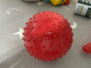 儿童思维刺球触感训练按摩球凹凸手抓球宝宝感官发育婴幼儿皮球婴儿波波球抚触球软球硬球 红色9寸(20-22)刺球 实拍图