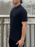 BOSS男士春夏徽标贴片弹力棉短袖Polo衫 001-黑色 EU:M 晒单实拍图