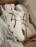亚瑟士ASICS男鞋缓震跑鞋透气运动鞋GEL-FLUX 4 1011A614 米色/蓝色 39.5 实拍图