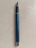 得力（deli） S82金属笔杆重手感0.5水笔签字笔碳素高档男女士中性笔公司礼品笔免费定制logo 宝蓝色外壳+蓝色礼盒 实拍图