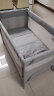 优乐博（ULOP）婴儿床拼接床多功能折叠婴儿床可移动宝宝床便携式新生儿睡床摇床 云梦一键折叠婴儿床豪华款 晒单实拍图