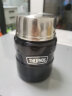 膳魔师（THERMOS）焖烧杯保温饭盒保温杯大肚杯女带勺子真空焖烧罐SK-3000 蓝色 470ml 实拍图