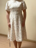 初申新中式短袖连衣裙女复古盘扣设计国风优雅气质旗袍裙子S141Q1373 晒单实拍图