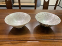 楚歌质优品 999纯银手工鎏银茶杯斗笠杯陶瓷品茗杯茶碗镶银主人杯礼品 圆点 实拍图