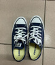 匡威（Converse）官方 All Star男女帆布低帮休闲运动鞋海军蓝102329 102329/海军蓝 40 实拍图
