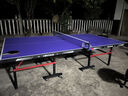 健伦（JEEANLEAN）乒乓球桌家用可折叠室内标准乒乓球台室内比赛户外球案子 带轮标准款KL307 实拍图