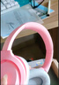 雷蛇（Razer） Opus寂星鲨X HiFi耳机头戴式蓝牙无线 音乐游戏 ANC主动降噪麦克风 寂星鲨X-粉晶(蓝牙5.0  前馈式降噪 皮革耳罩 实拍图