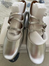 百丽（Belle）周雨彤同款珍妮女孩牛皮玛丽珍鞋女商场款法式单鞋BR404AQ6 【周雨彤同款】银色 35 (225mm) 实拍图