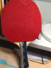 银河U2乒乓球拍底板拍天王星YINHE七层纯木乒乓球直板横拍 一只 横拍(长柄)+赠品礼包 实拍图
