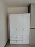 富路达现代简约家用金属钢制衣柜卧室收纳小户型组合长0.9米二抽铁衣柜 实拍图
