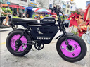 巴赫super73电动自行车新国标山地越野电动车小型S1S2Y1Rx助力代步电瓶车宽胎复古黑武士Super73电动车 【标准版】Y1s-双线刹+电子防盗 20Ah（40-50公里)电池 实拍图