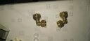 奇爱（GA）1216铝塑管接头4分6分太阳能热水器直接弯头外牙直通燃气管接头 4分内丝*1216铝塑管弯头 实拍图