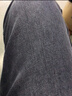花花公子（PLAYBOY）牛仔裤男潮流春夏季休闲裤子男士宽松商务直筒百搭长裤 蓝灰 33 实拍图