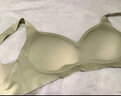 Carey Kay无痕粉底液内衣女聚拢文胸小胸显大无钢圈上托调整型胸罩送女朋友 草木绿 【聚拢显大 热卖爆款】 XL (适合85=38ABC) 实拍图