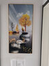 瑞尚（RUISHANG） 玄关装饰画现代简约进门壁画山水墙画竖版晶瓷画欧式轻奢挂画 温馨空间 70*140cm/晶瓷面+铝合金边框 实拍图