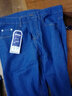 宇项男士春夏薄款牛仔裤男韩版男装直筒中腰长裤大码春秋加肥 2000深蓝色常规U26 31腰围2.4尺 实拍图