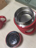 大嘴猴保温杯女男士不锈钢水杯带滤网手柄商务办公杯泡茶杯情侣杯子 绯艳红【316不锈钢-带茶漏】 保温杯(含陶瓷杯) 实拍图