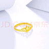 周六福足金999皇冠黄金戒指女七夕礼物计价AB012117 活口12号 约1.96g 实拍图