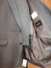 雅戈尔西服男229款两粒单排扣后中开衩商务西服套西上衣 灰色 185 /104A 晒单实拍图