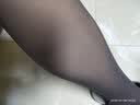 翊尚美打底裤袜女光腿神器空姐灰透肤水光袜春季外穿一体裤高腰连裤袜 黑透肤连脚80克（不加绒） 均码 （80-150斤） 实拍图