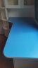 喜家创意（XIJIACHUANGYI） 书桌书柜组合转角书桌电脑桌书柜一体书桌书架组合家用实木写字桌 A款+角柜蓝色桌面加厚1.7厘米 140*80*195cm（书架左右互换） 晒单实拍图