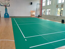 利德乒乓球地胶室内羽毛球篮球匹克球场地胶垫pvc运动地胶塑胶地板垫 篮球场-枫木纹8.0mm 实拍图