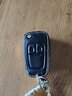 绅创别克钥匙套君威君越E5 E4微蓝昂科威plus世纪GL8英朗威朗车扣壳包 A款白线-折叠2键 实拍图