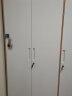 金经金属钢制简约现代衣柜家用收纳卧室小户型组合铁皮柜衣橱长1.2米三门 实拍图