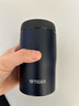 虎牌（TIGER）保温杯MJA-B024不锈钢商务原装进口男女水杯迷你杯口袋杯 臧黑色AN 240ml 实拍图