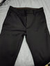 罗蒙（ROMON）免烫四面弹休闲裤男2026春夏爸爸装薄款宽松直筒裤商务职业工装裤 7K035819H黑色【春秋款】 31 （2尺4） 实拍图