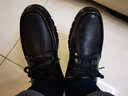 金利来男鞋休闲鞋皮鞋羊皮男士系带超轻超软软面皮中年老年平跟平底鞋子 系带款 41 实拍图