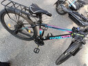 永久（FOREVER）山地车自行车成人男女青少年学生铝合金单车上班代步公路越野赛车 【钢架】顶配版-紫蓝辐条轮 27.5寸27速【推荐165-195cm】 实拍图