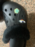 crocs卡骆驰秋冬新品休闲鞋秋冬洞洞鞋贝雅暖绒暖棉|206633 黑/黑-060 (建议买大一码) 37 /38(230mm) 实拍图