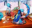 艺模3D立体金属拼图月宫广寒宫送女友浪漫求婚礼物凤冠筑拼装模型手工 鹊玲珑+支架+工具+防尘罩+灯 实拍图